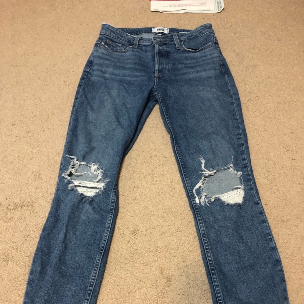 Paige hoxton distressed jeans